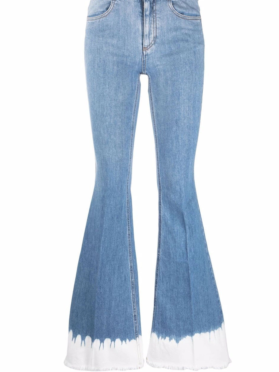 Cheap 70's Stella dye jeans flared Women dip McCartney 0708